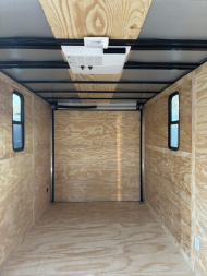New 2025 FGT FGT7X16TA2 Cargo / Enclosed Trailer - Blackout pkg.-A/C-D-rings-2Windows-Electrical pkg.-MagWheels-RV lock