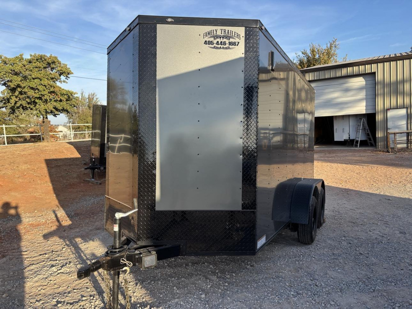 New 2025 FGT 6x12 Tandem Axle Cargo / Enclosed Trailer - BLACKOUT PACKAGE