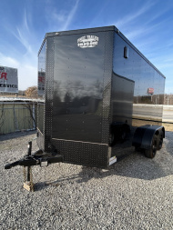 New 2025 FGT 7x14TA Cargo / Enclosed Trailer - BLACKOUT PACKAGE