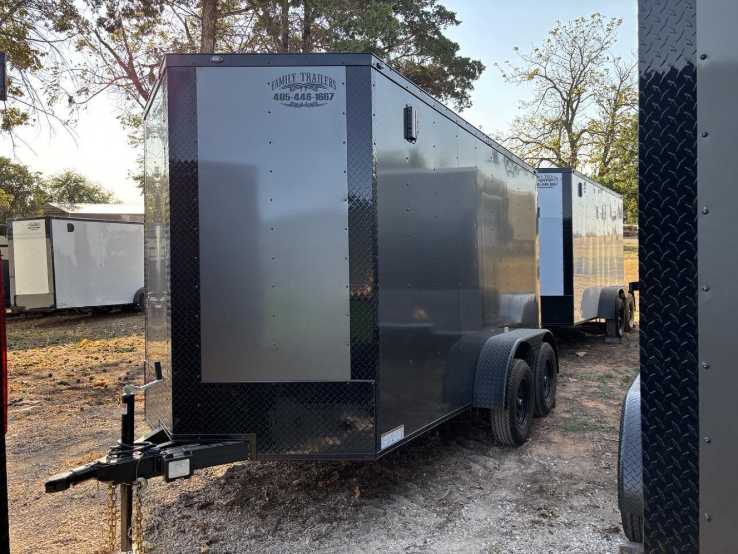 New 2025 FGT 6x12 Tandem Axle Cargo / Enclosed Trailer - BLACKOUT PACKAGE