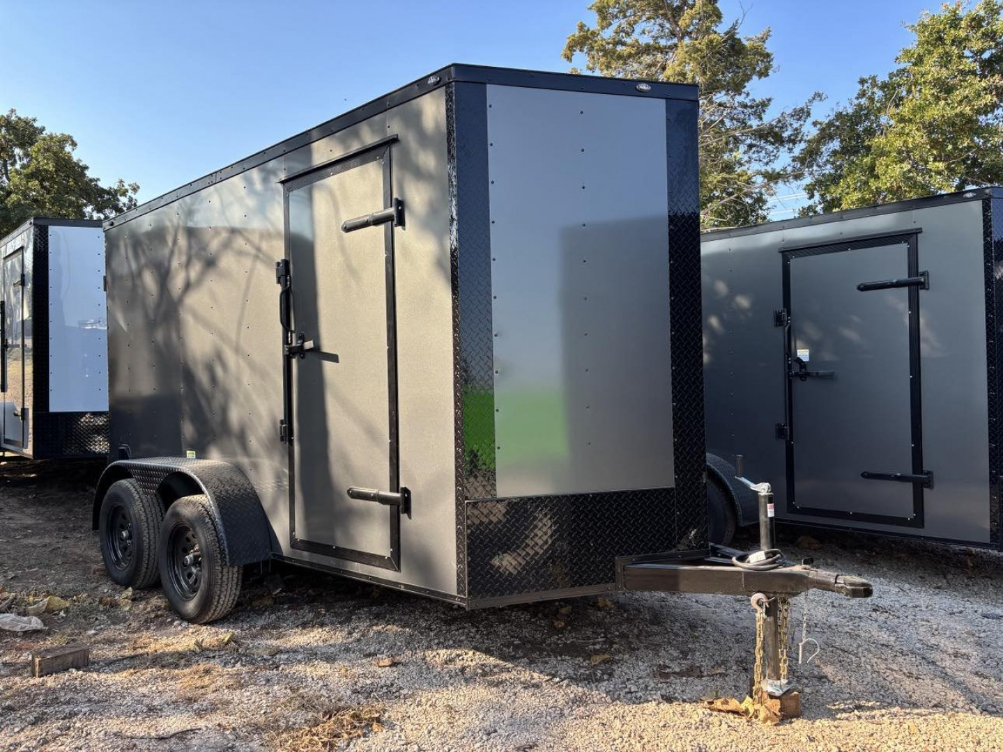 New 2025 FGT 6x12 Tandem Axle Cargo / Enclosed Trailer - BLACKOUT PACKAGE