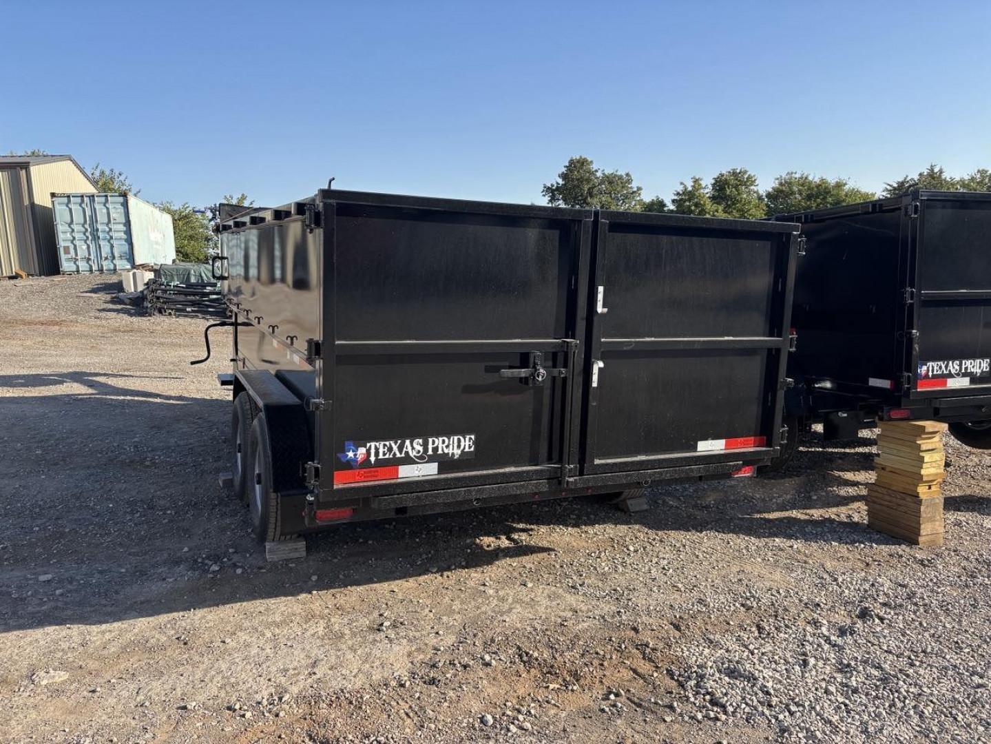 New 2025 7x16x4 Texas Pride Trailers Dump Trailer