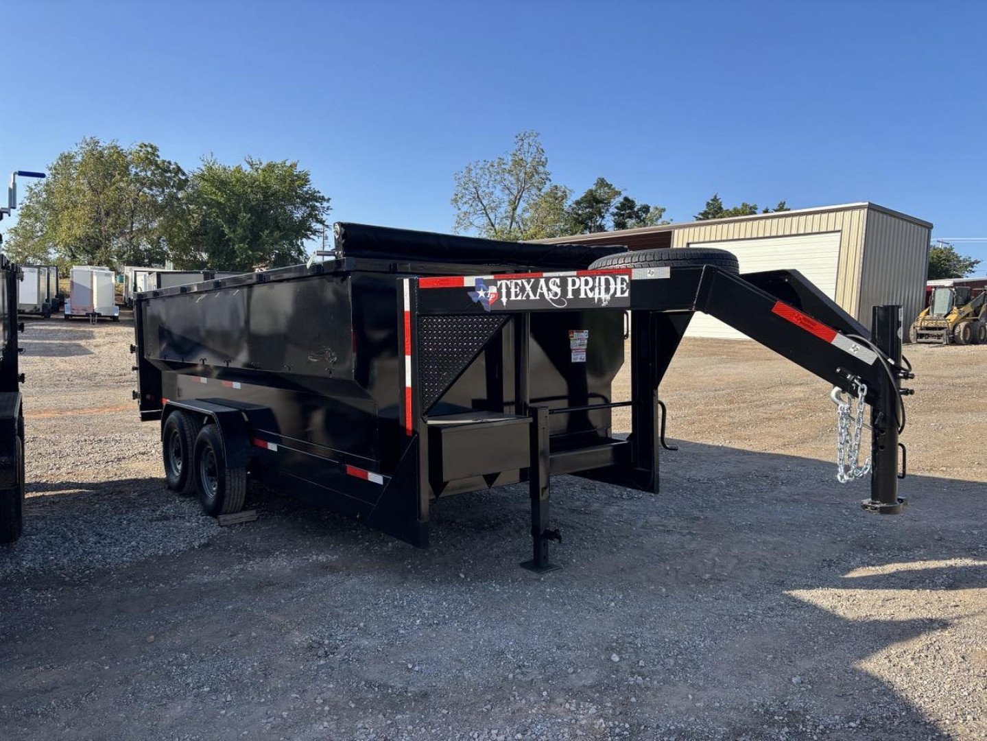 New 2025 7x16x4 Texas Pride Trailers Dump Trailer