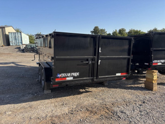 New 2025 7x16x4 Texas Pride Trailers Dump Trailer