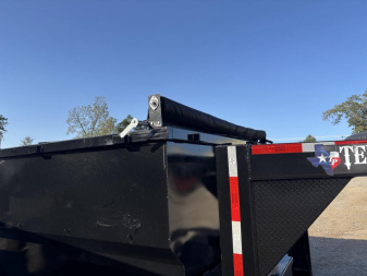 New 2025 7x16x4 Texas Pride Trailers Dump Trailer
