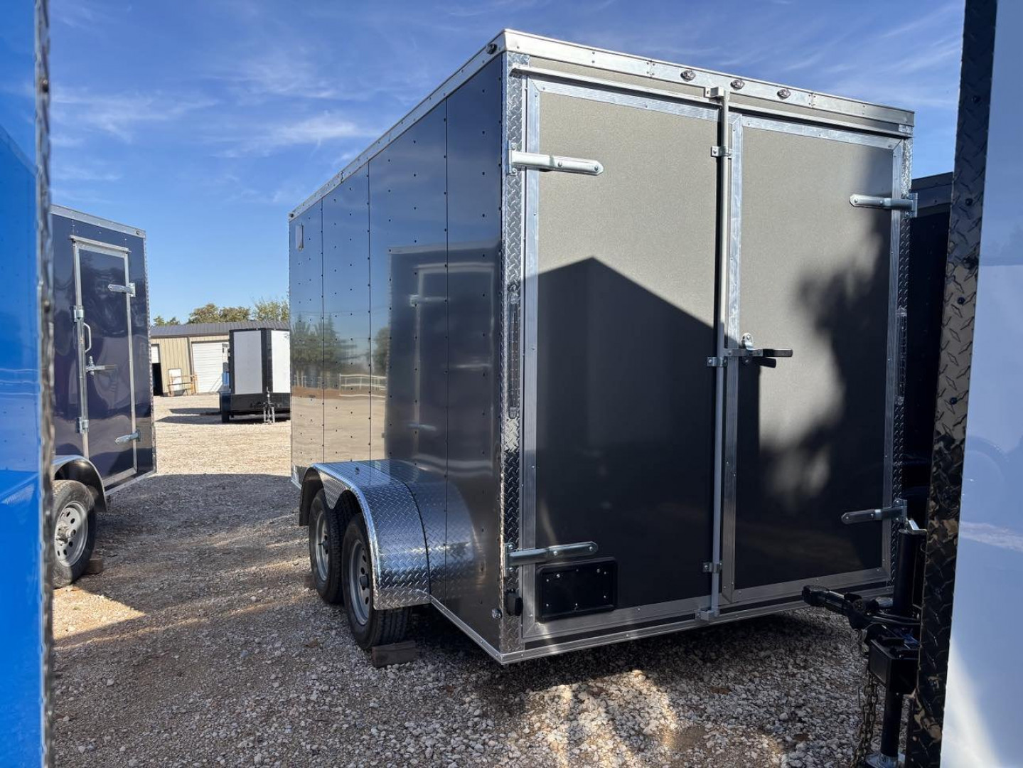 New 2025 FGT 7x14TA Cargo / Enclosed Trailer - DOORS