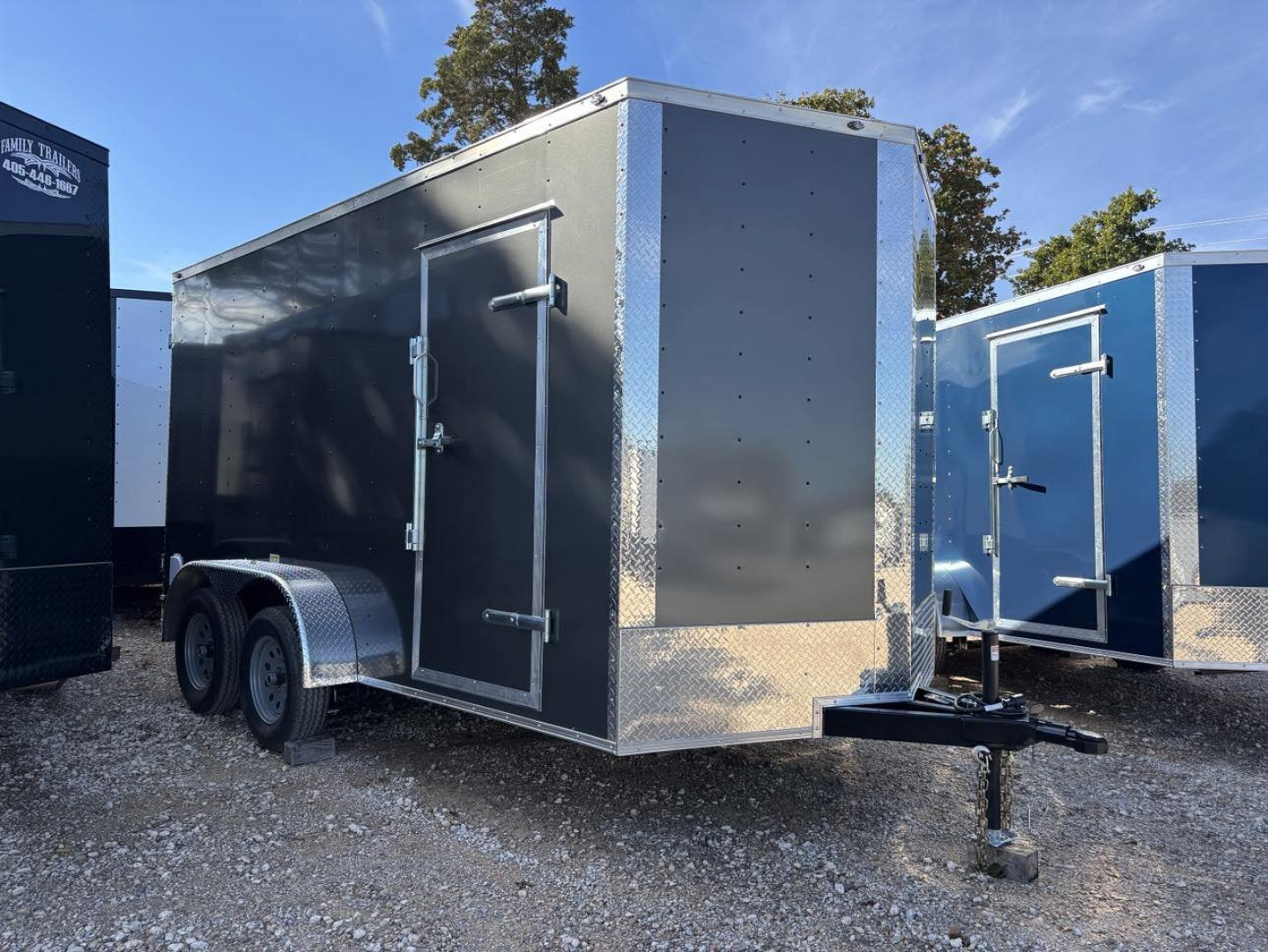 New 2025 FGT 7x14TA Cargo / Enclosed Trailer - DOORS