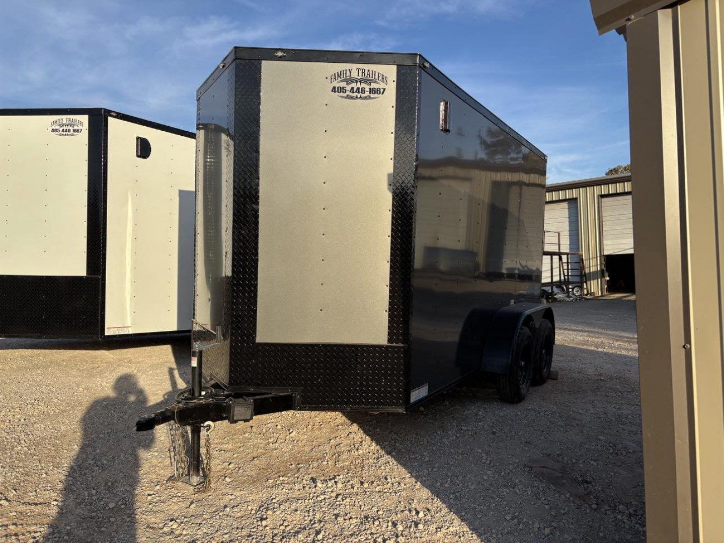 New 2025 FGT 6x12 Tandem Axle Cargo / Enclosed Trailer - BLACKOUT PACKAGE