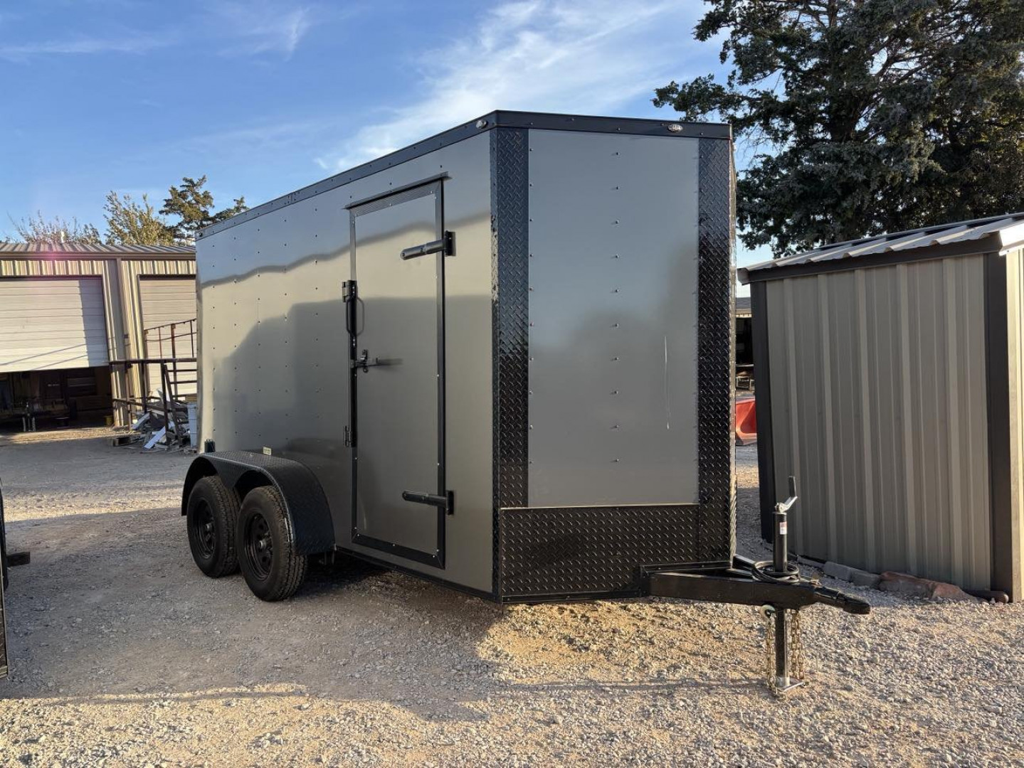 New 2025 FGT 6x12 Tandem Axle Cargo / Enclosed Trailer - BLACKOUT PACKAGE