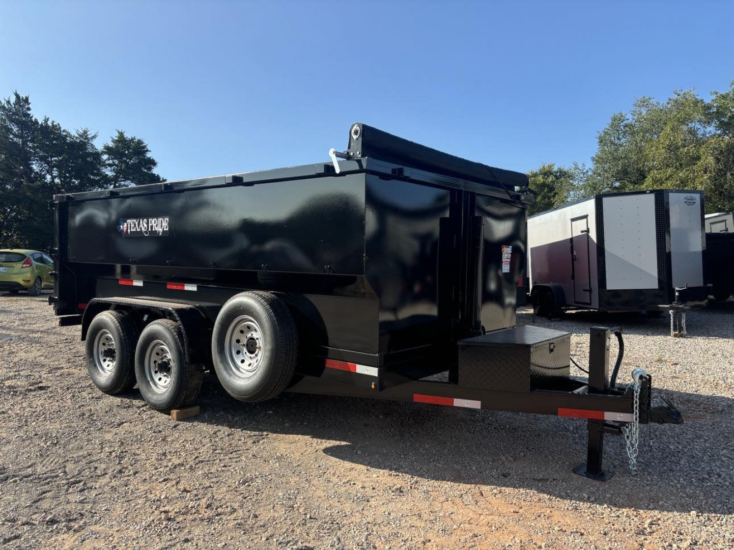 New 2025 Texas Pride Trailers DT7x14x4-8K Axles, 3/16 FLOOR