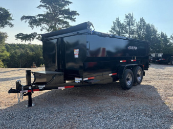 New 2025 Texas Pride Trailers DT7x14x4-8K Axles, 3/16 FLOOR