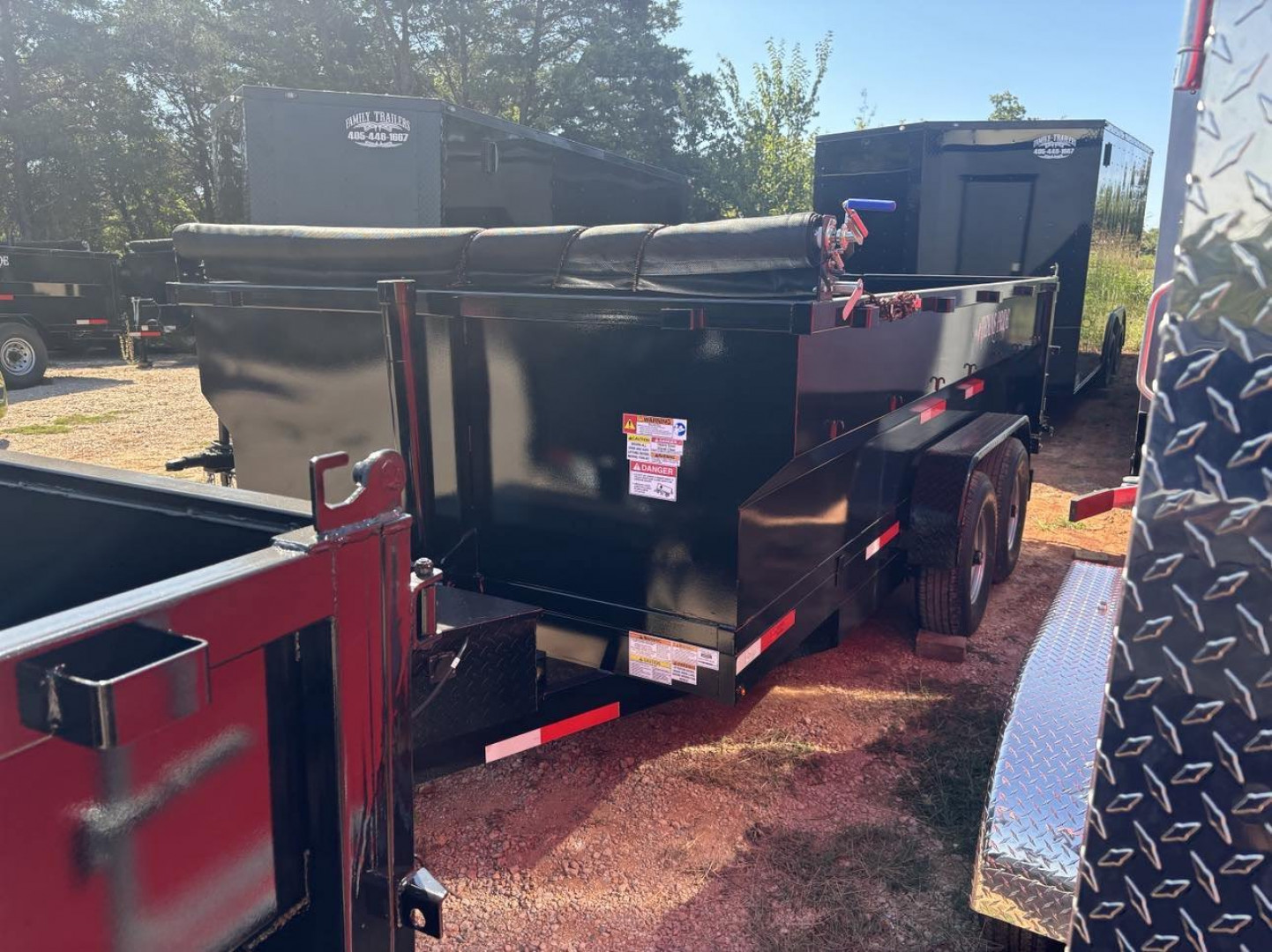 New 2025 Texas Pride Trailers DT7X14X3 Dump Trailer