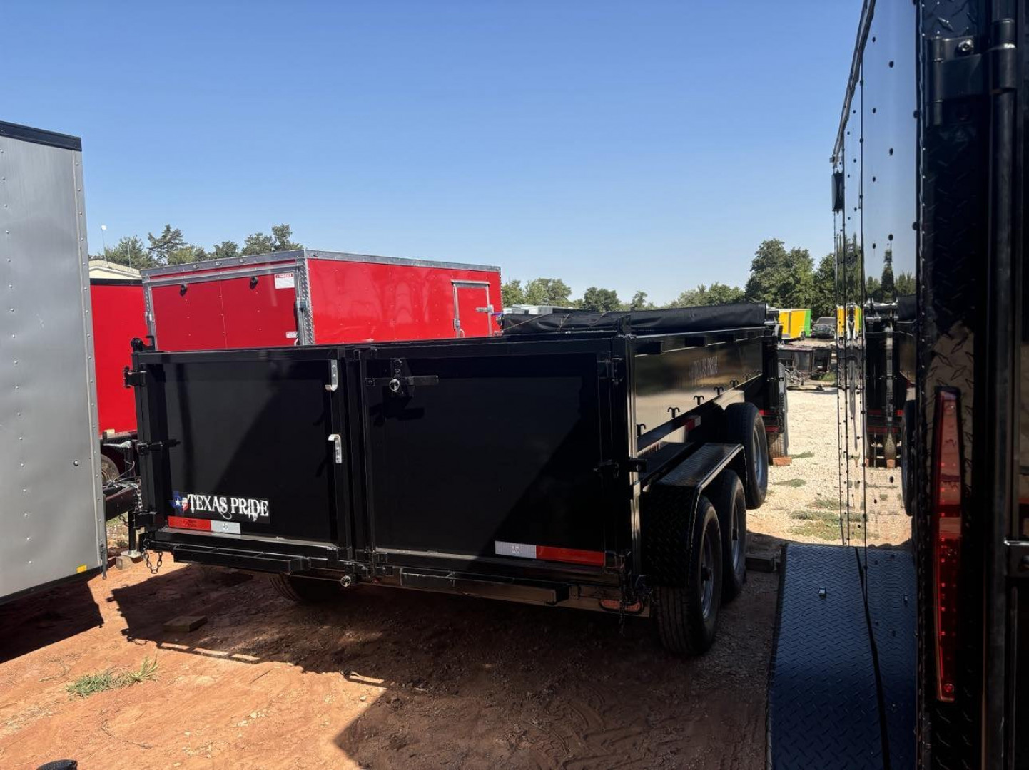 New 2025 Texas Pride Trailers DT7X14X3 Dump Trailer