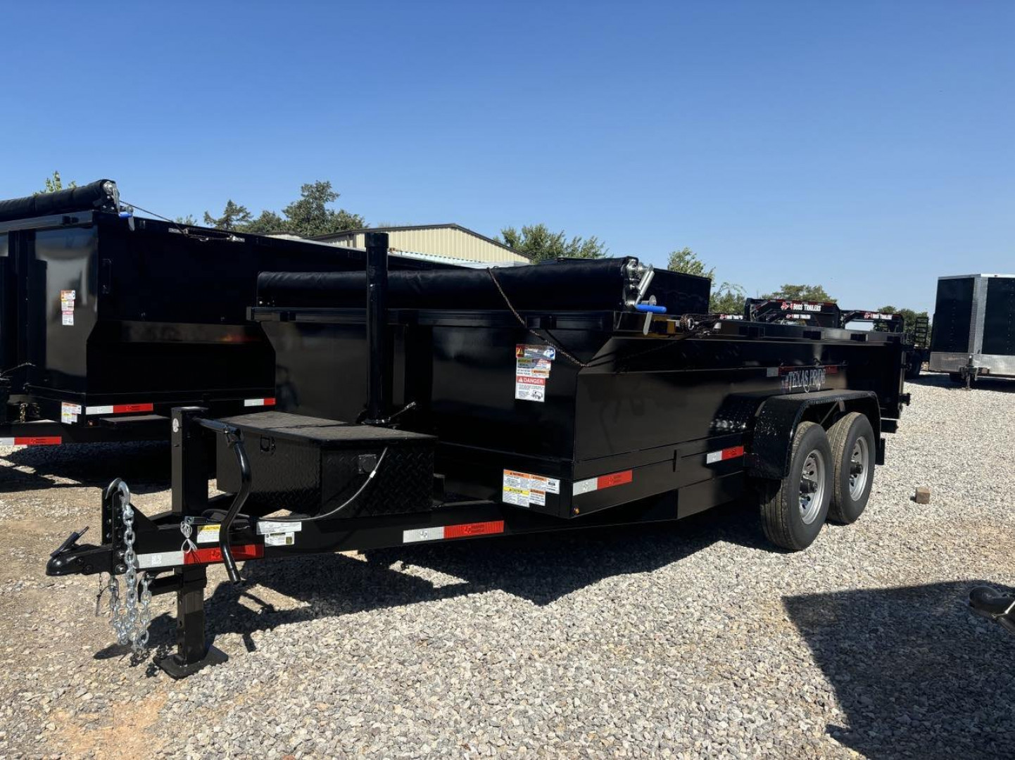 New 2025 Texas Pride Trailers DT7X14X3 Dump Trailer