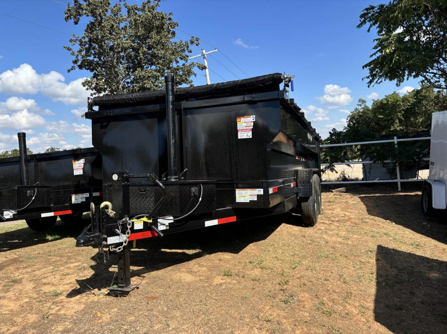 New 2025 7x16x3 Texas Pride Trailers Dump Trailer