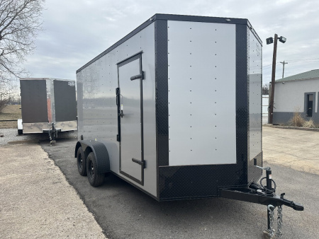 New 2024 FGT 7x14TA Cargo / Enclosed Trailer - BLACKOUT PACKAGE