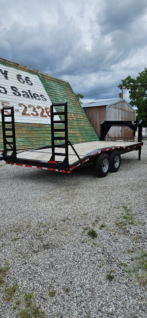 New 2024 4Boss Trailers 102X20 GN LOWBOY Equipment Trailer