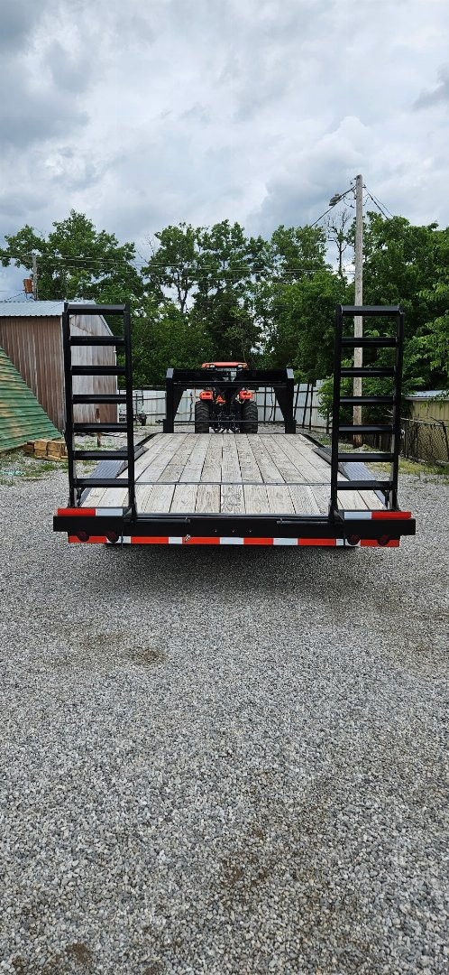 New 2024 4Boss Trailers 102X20 GN LOWBOY Equipment Trailer
