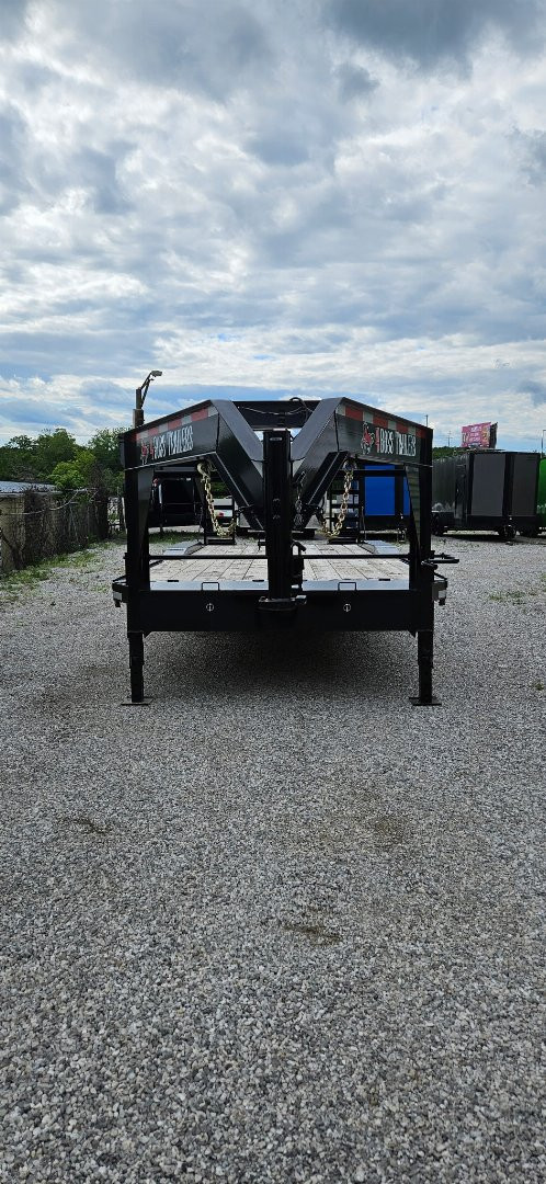New 2024 4Boss Trailers 102X20 GN LOWBOY Equipment Trailer