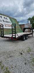 New 2024 4Boss Trailers 102X20 GN LOWBOY Equipment Trailer