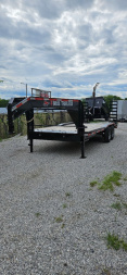 New 2024 4Boss Trailers 102X20 GN LOWBOY Equipment Trailer