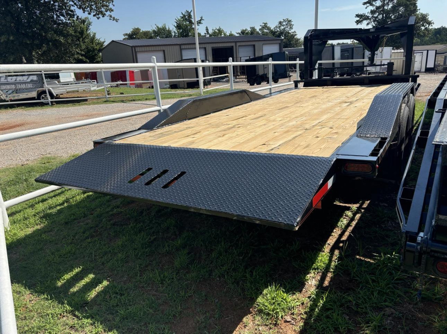 New 2024 4Boss Trailers 102x20 ELECTRIC TILT Tilt Trailer