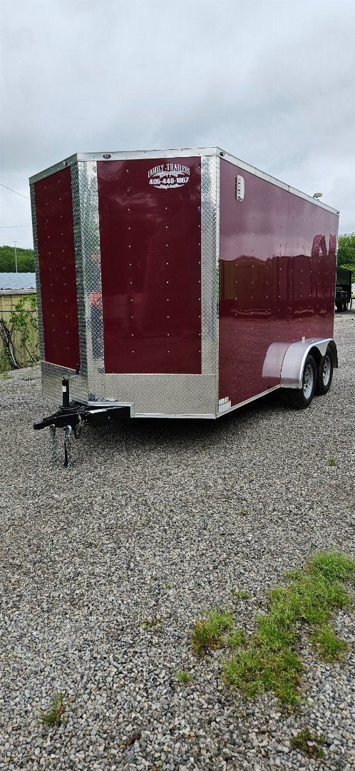 New 2024 FGT 7x14TA Cargo / Enclosed Trailer