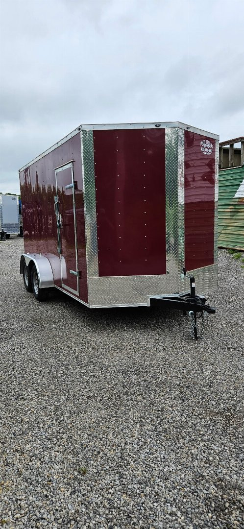 New 2024 FGT 7x14TA Cargo / Enclosed Trailer