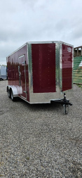 New 2024 FGT 7x14TA Cargo / Enclosed Trailer