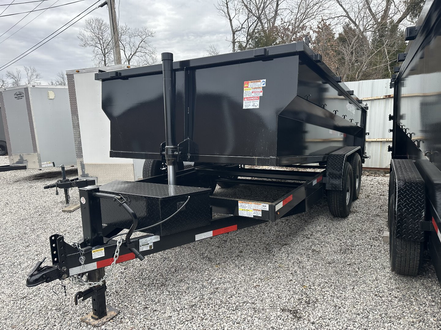 New 2024 Texas Pride Trailers DT71414KBP Dump Trailer 3ft Sidewalls