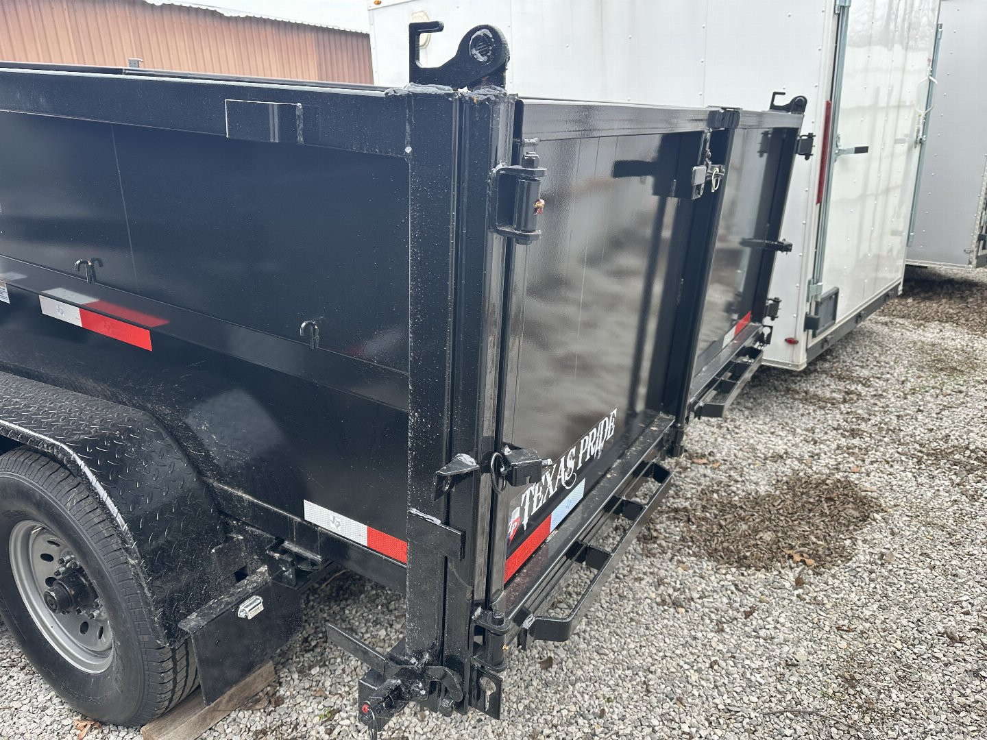 New 2024 Texas Pride Trailers DT71414KBP Dump Trailer 3ft Sidewalls