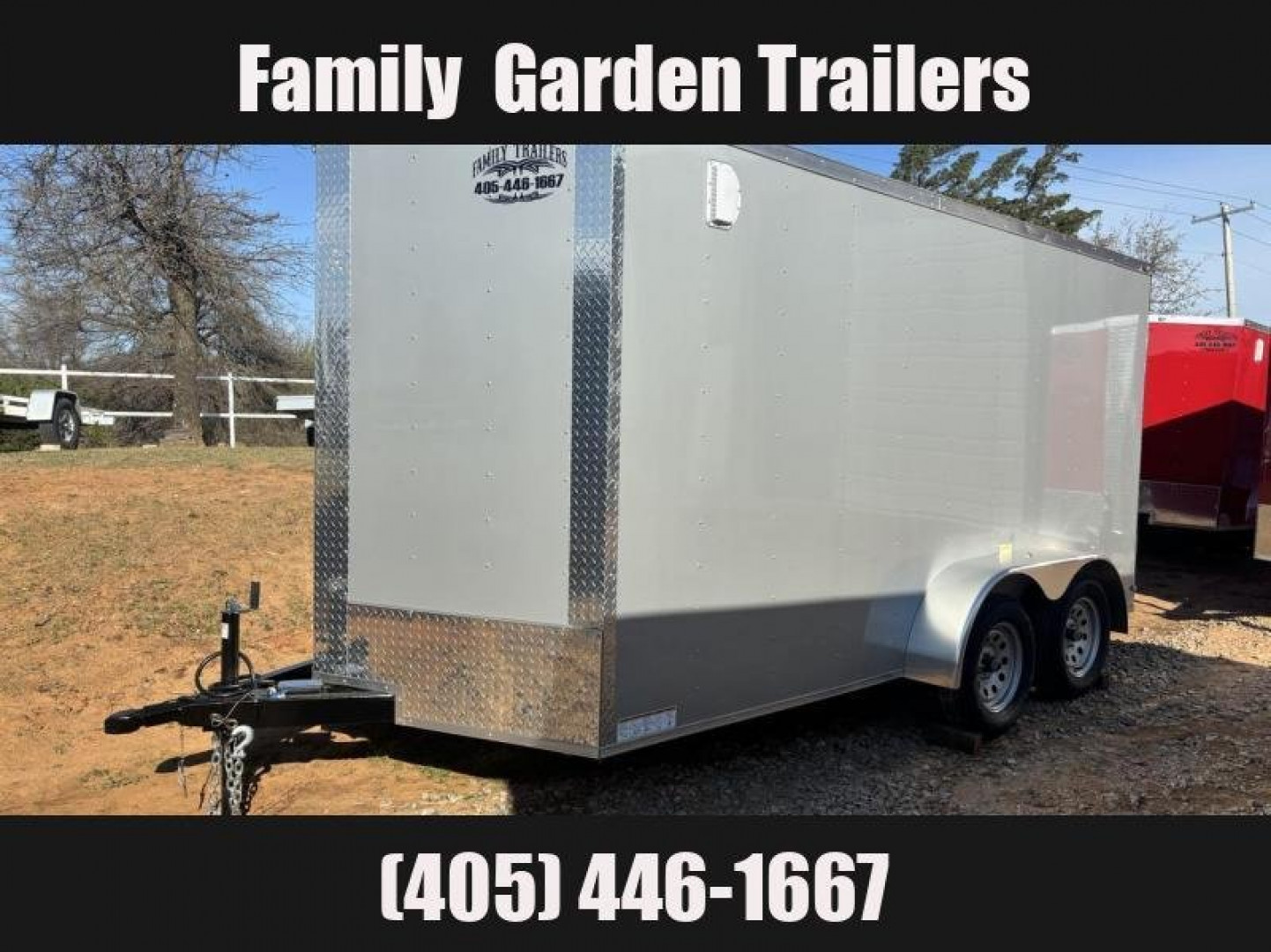 New 2024 FGT 7x14TA Cargo / Enclosed Trailer
