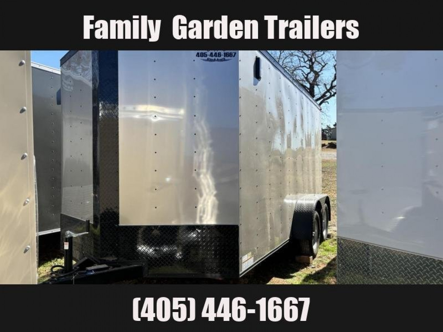 New 2024 FGT 7x14TA Cargo / Enclosed Trailer -BLACKOUT PACKAGE