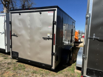 New 2024 FGT 7x14TA Cargo / Enclosed Trailer -BLACKOUT PACKAGE