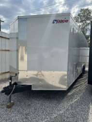 New SALE! 2024 Pace American 8.5x24 Car Hauler Trailer -5200lb Axles-SCREWLESS EXTERIOR