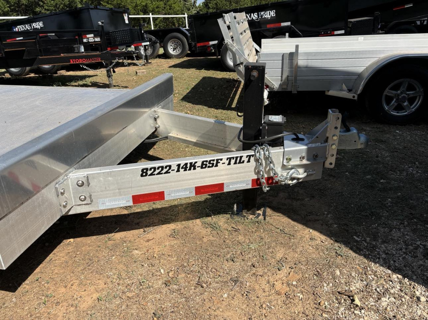 New 2024 Aluma 8222-14K-6SF-TILT Utility Trailer