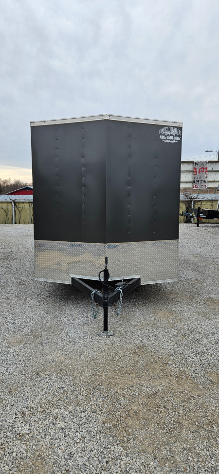 New 2023 Pace American 7x14 Tandem Axle Enclosed Cargo Trailer