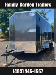 New 2023 Pace American 7x14 Tandem Axle Enclosed Cargo Trailer