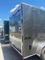 New 2023 Pace American 7x14 Tandem Axle Enclosed Cargo Trailer
