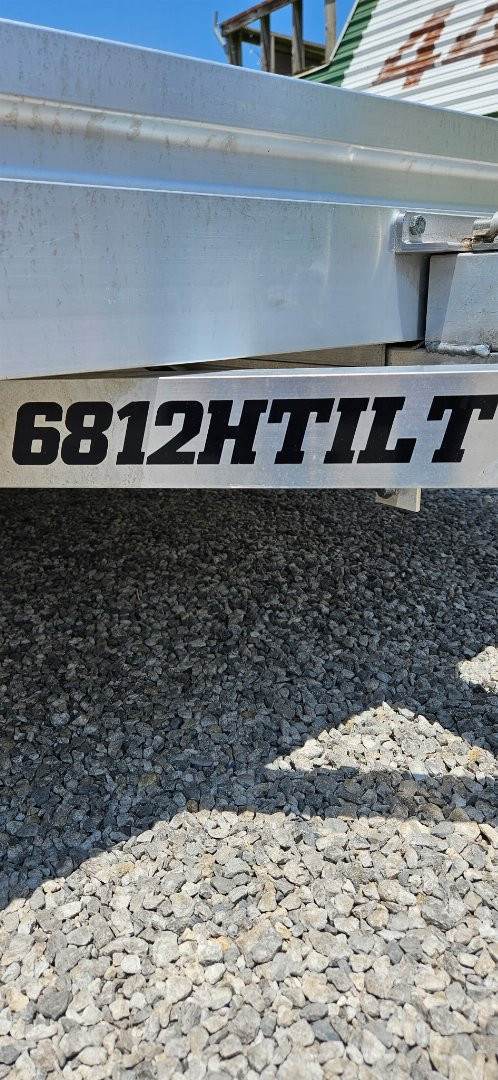 New 2023 Aluma 6812HTILT Utility Trailer