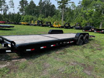 New Delco 14K BUMPER TILT 83" X 24' 8' Stationary Deck