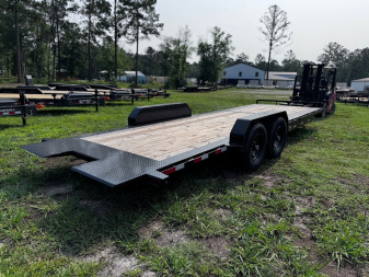 New Delco 14K BUMPER TILT 83" X 24' 8' Stationary Deck