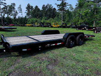 New Delco 14K Bumper Tilt 83" X 20' Wide W 4' Stationary Deck