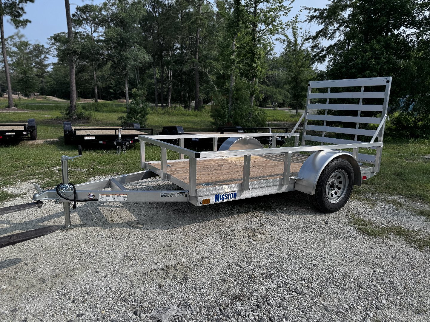 New Misson 60x10 3K Single Axle Utility Trailer