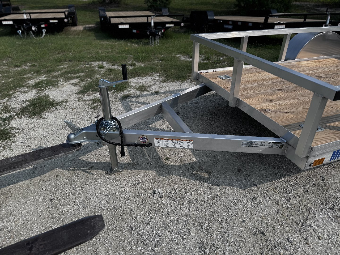 New Misson 60x10 3K Single Axle Utility Trailer