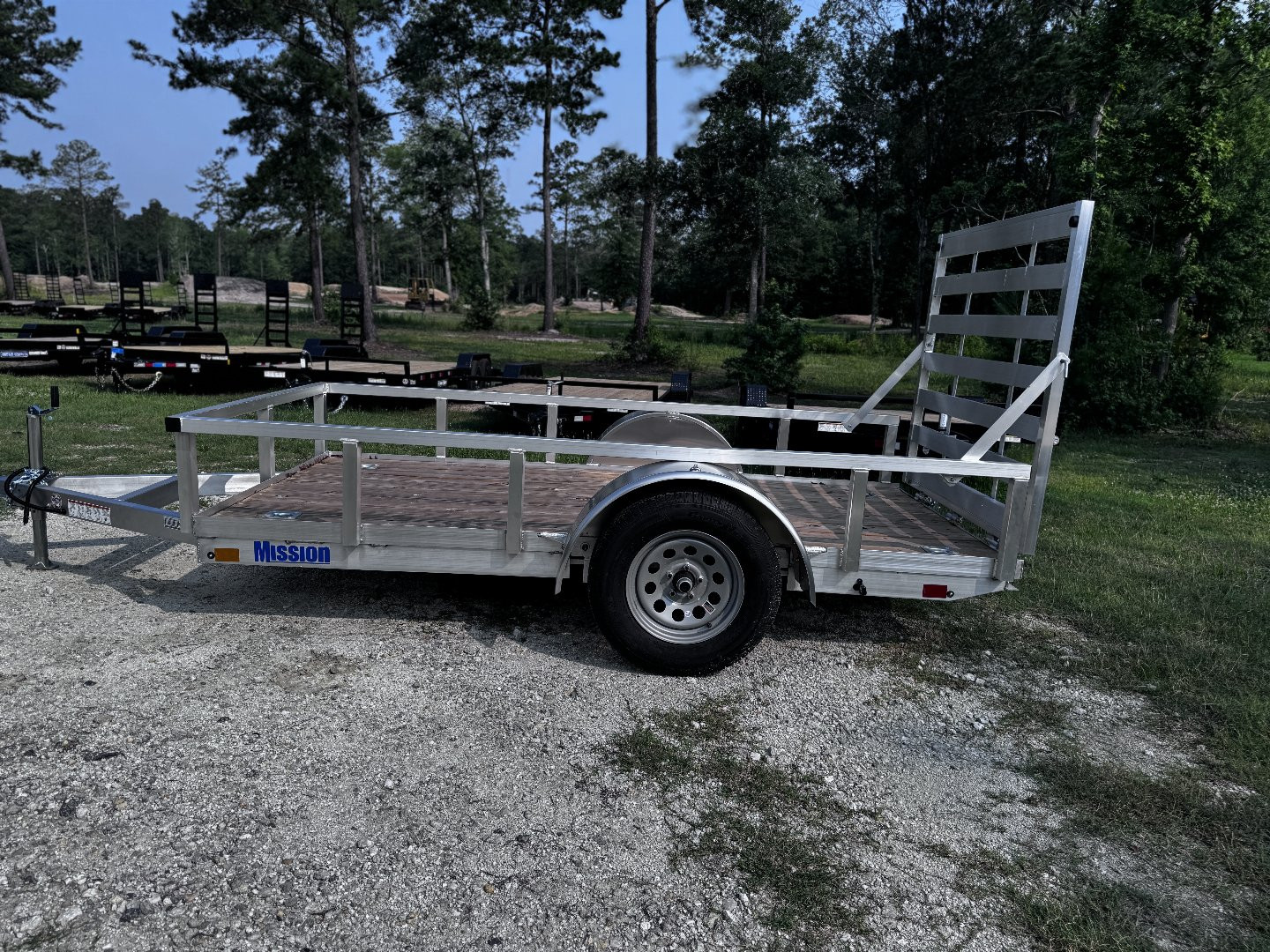 New Misson 60x10 3K Single Axle Utility Trailer