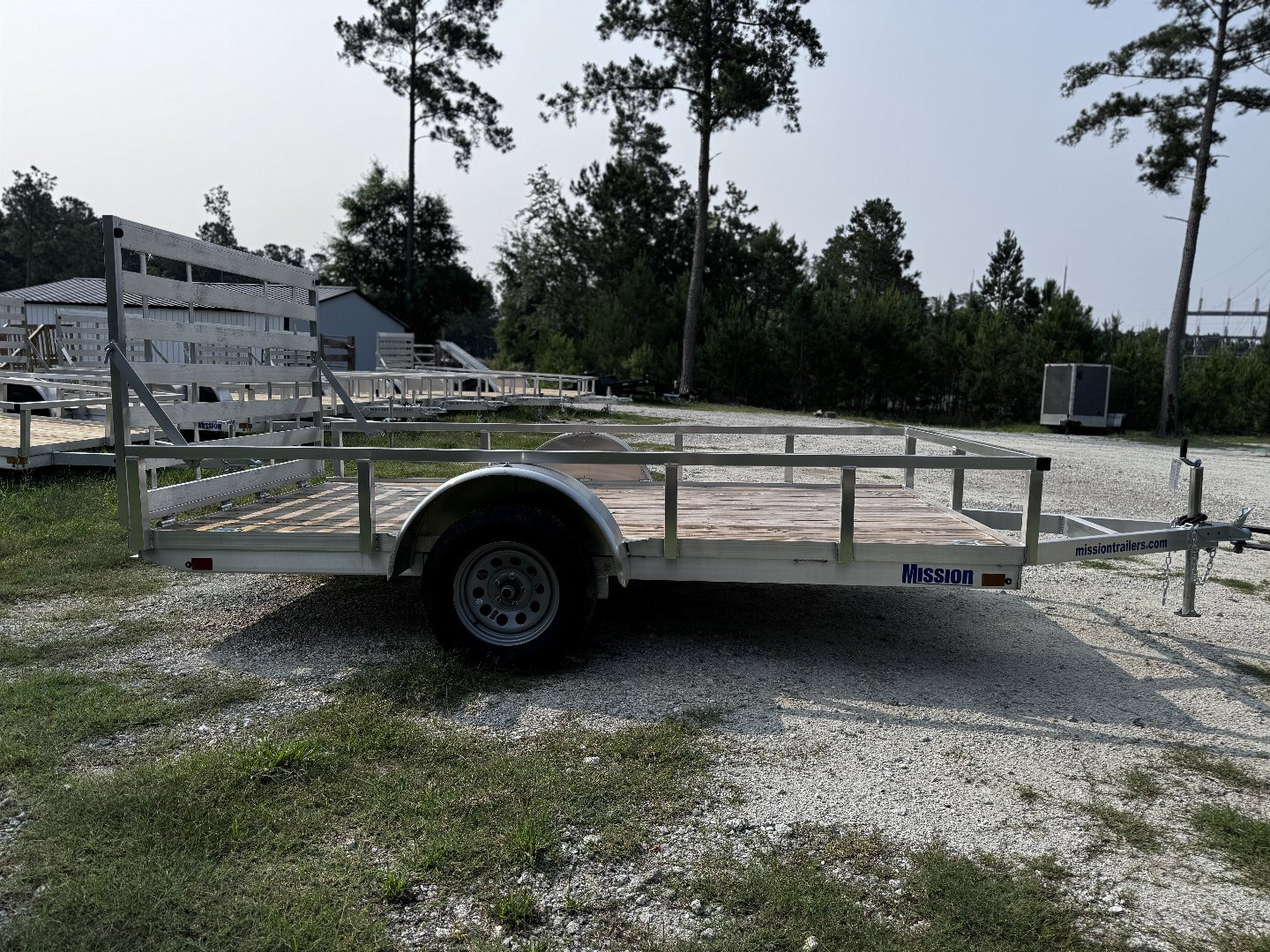 New Misson 80x12 3K Single Axle Utility Trailer