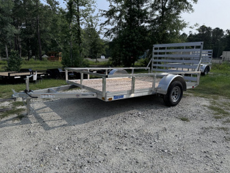 New Misson 80x12 3K Single Axle Utility Trailer
