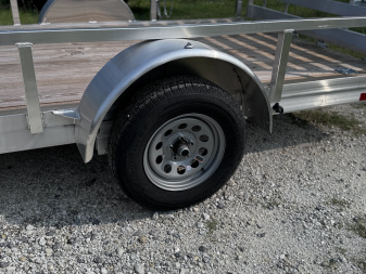 New Misson 80x12 3K Single Axle Utility Trailer