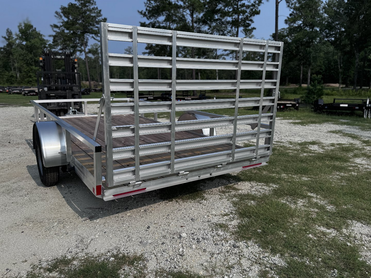 New Misson 80x14 Single Axle 3K Utility Trailer